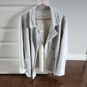 Frank & Eileen BELFAST, Triple Fleece, Women's Light Gray Blazer